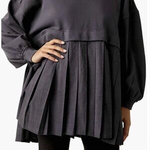 Layered Sweatshirt Minidress